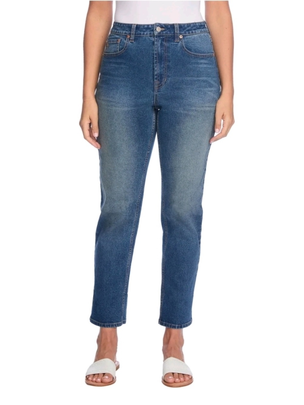 Frye Cuffed Cropped Jeans, Size 6